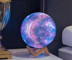 Lampe de lune d'impression 3D, chargement USB créatif