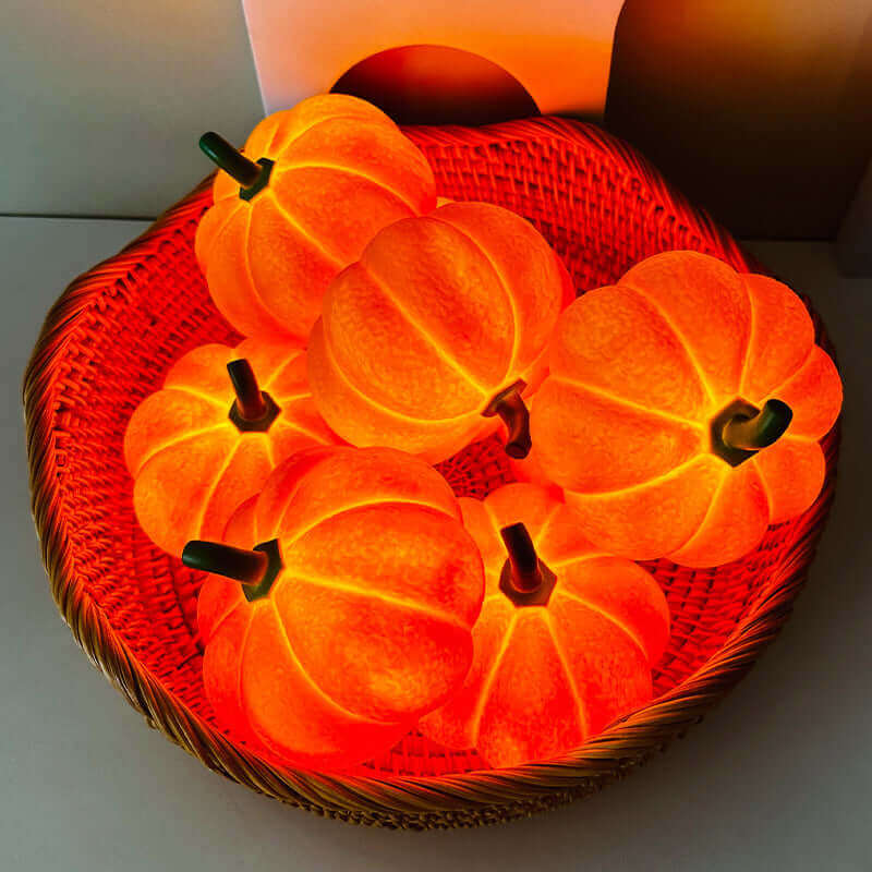 Veilleuse décorative d'Halloween en forme de citrouille pour chambre à coucher, dortoir, lampes de chevet créatives, protection des yeux, lampe de nuit décorative