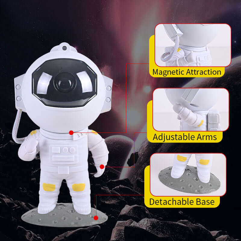 Astronaut Starry Sky Projection Lamp Creative Small Night Lamp