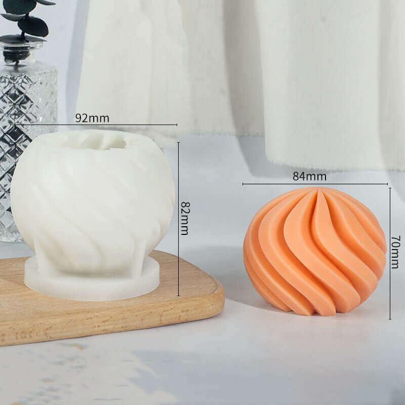 Moule en silicone pour décorations de bougies parfumées