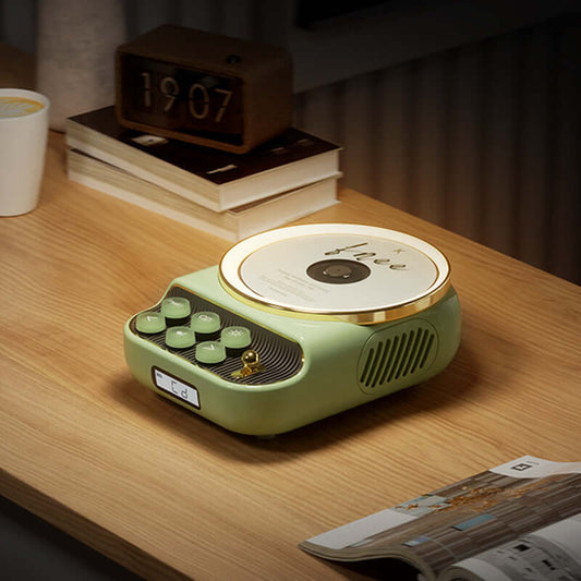 Retro Bluetooth-Lautsprecher Ambientelicht CD-Player