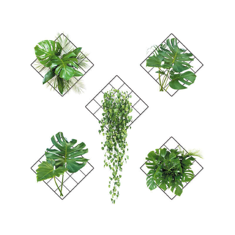 Green Plant Hanging Basket Home Wallpaper Decorative Painting