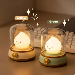 Retro Small Night Lamp Bedroom With Bed Headlights Home Decor