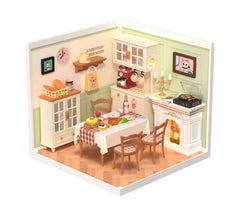 Robotime Rolife Super Creator Daily Plastic DIY Miniature House Cafe Energy Supply Store Building Block Sets Version anglaise