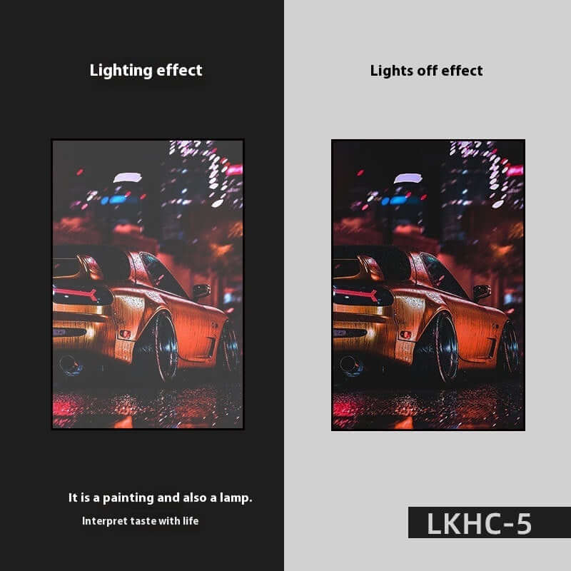 Peinture décorative lumineuse à LED pour voiture avec technologie Sense