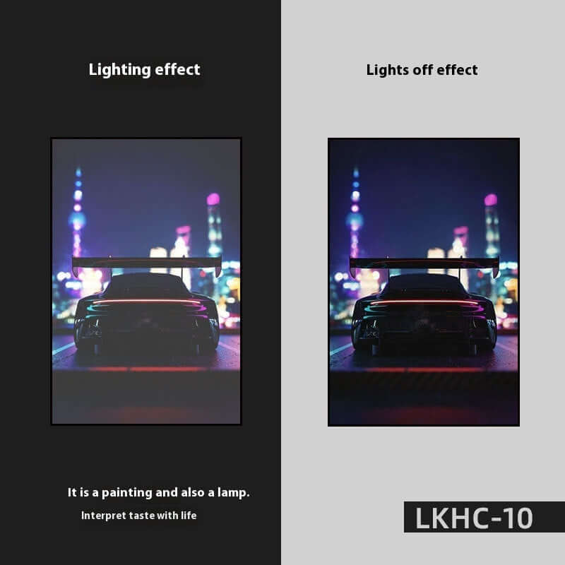 Peinture décorative lumineuse à LED pour voiture avec technologie Sense
