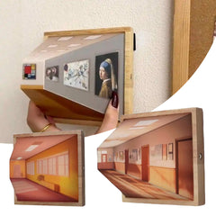 Veilleuse 3D Illusion Galerie Table De Chevet Style Créatif Moderne Simuler Le Soleil Dessin Veilleuse Cadeau