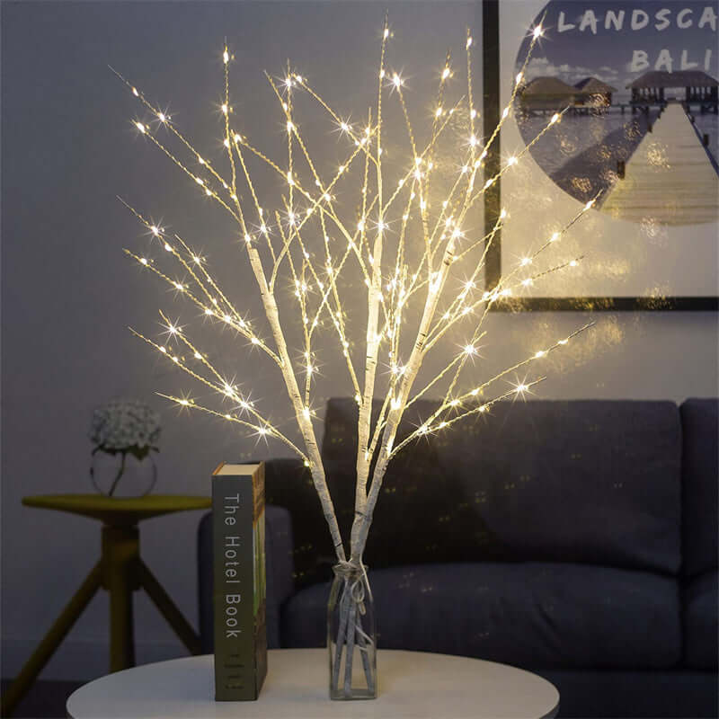 LED Christmas Birch Tree Decorative Lights