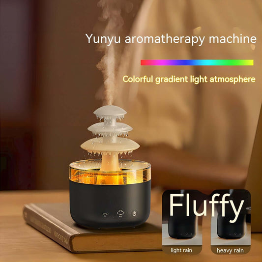 Diffuseur d'arômes Yunyu avec humidificateur à lumière d'ambiance colorée et dégradée