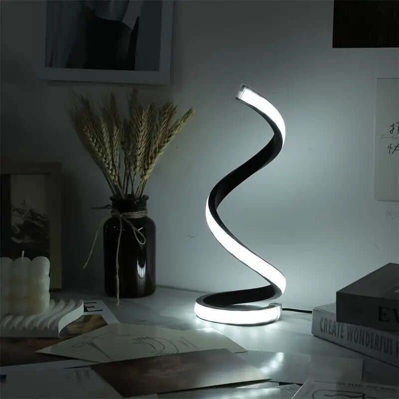 Circle LED Desktop Modern Three-in-one USB Power Table Lamp Decorative Lamp