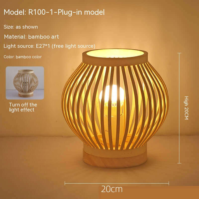 Japanese Atmosphere Retro Homestay Bedroom Bedside Lamp