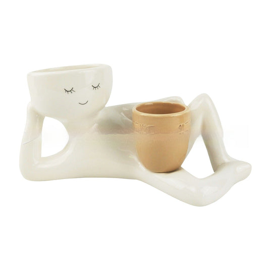 Weird Small Indoor Flowerpot Drain Hole Desktop With Stopper Small Pot Decoration Ornaments