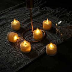 ABS Plastic Warm White Swing Tealight Light