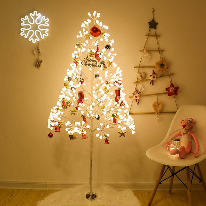 Festive Ball Glowing Tree LED Colored Lamp for Holiday Decorations