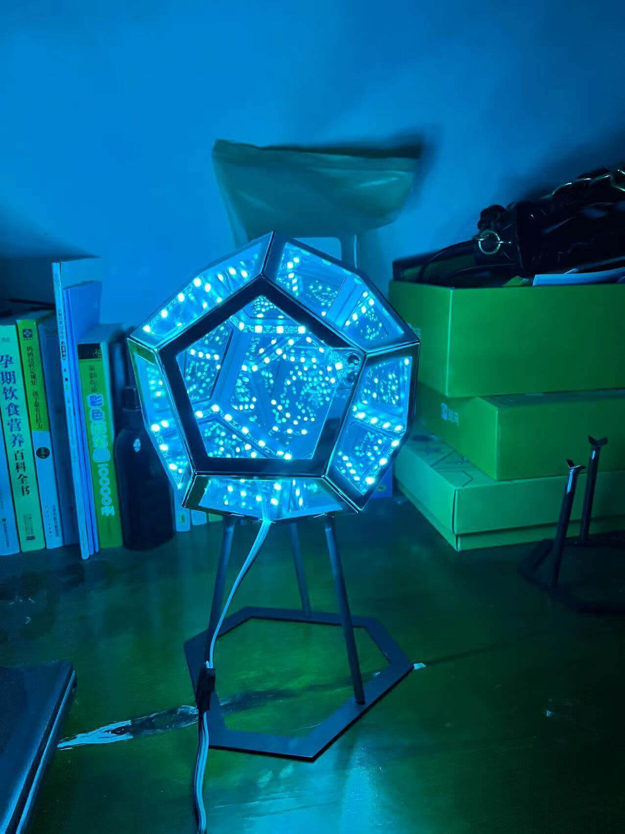 Kreative Cool Unlimited Dodekaeder Kleine Nachtlampe Farbe