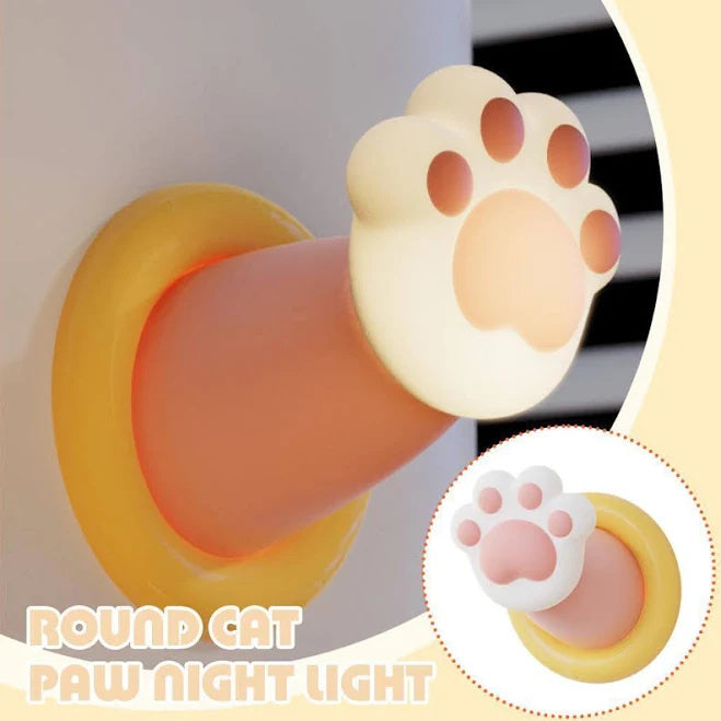 Nightstand Lamp Cat Paw Desk Lamp 3 Brightness Dimmable Rechargeable Tap Lamp Atmosphere Light For Bedroom Living Room Home Decor