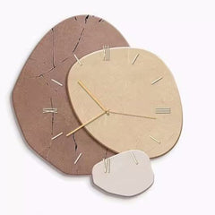 Horloge murale sans perforation pour table à manger de style chinois