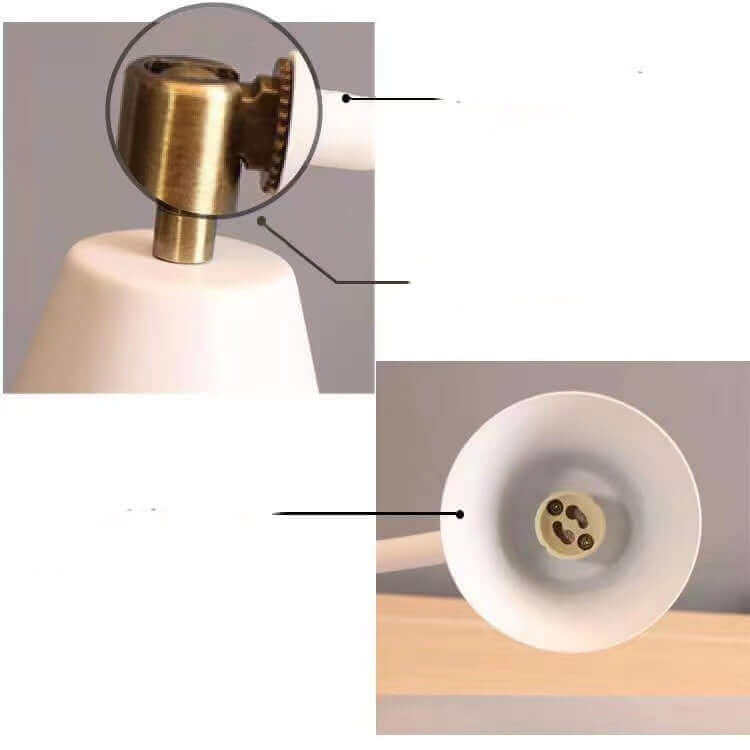 Lampe de fusion de cire d'aromathérapie à base de bois massif simple