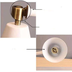 Lampe de fusion de cire d'aromathérapie à base de bois massif simple