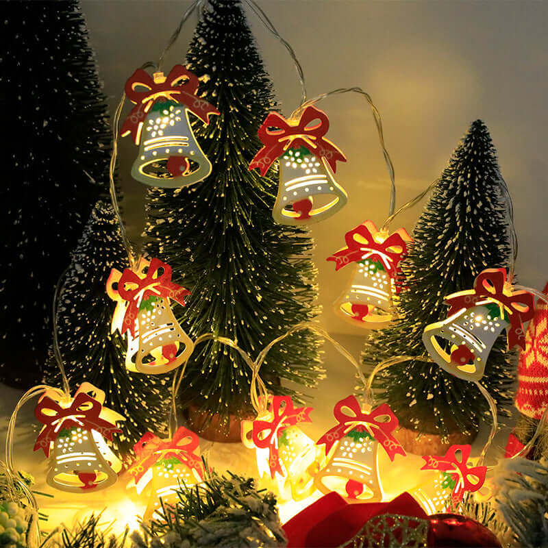 2023 Weihnachten LED Lichterkette Weihnachtsmann Elch Schneemann Weihnachten Ornament String Licht Weihnachtsdekorationen 2023 Neujahr Navidad Geschenk