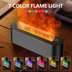 Flame Essential Oil Diffuser - 7 Color Lights, Aromatherapy Diffuser