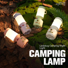 Lampe de chevet créative chambre Rechargeable Led coccinelle Simple Camping veilleuse