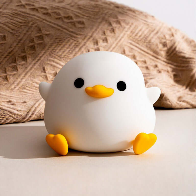 Doudou canard Silicone lampe d'alarme lumière d'ambiance chambre lampe de chevet Usb charge avec veilleuse de couchage