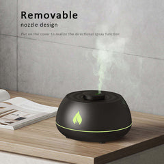 Humidificateur de flamme diffuseur d'aromathérapie 7 couleurs lumière humidificateur d'air domestique 130ML USB diffuseur d'huile essentielle de parfum de pièce