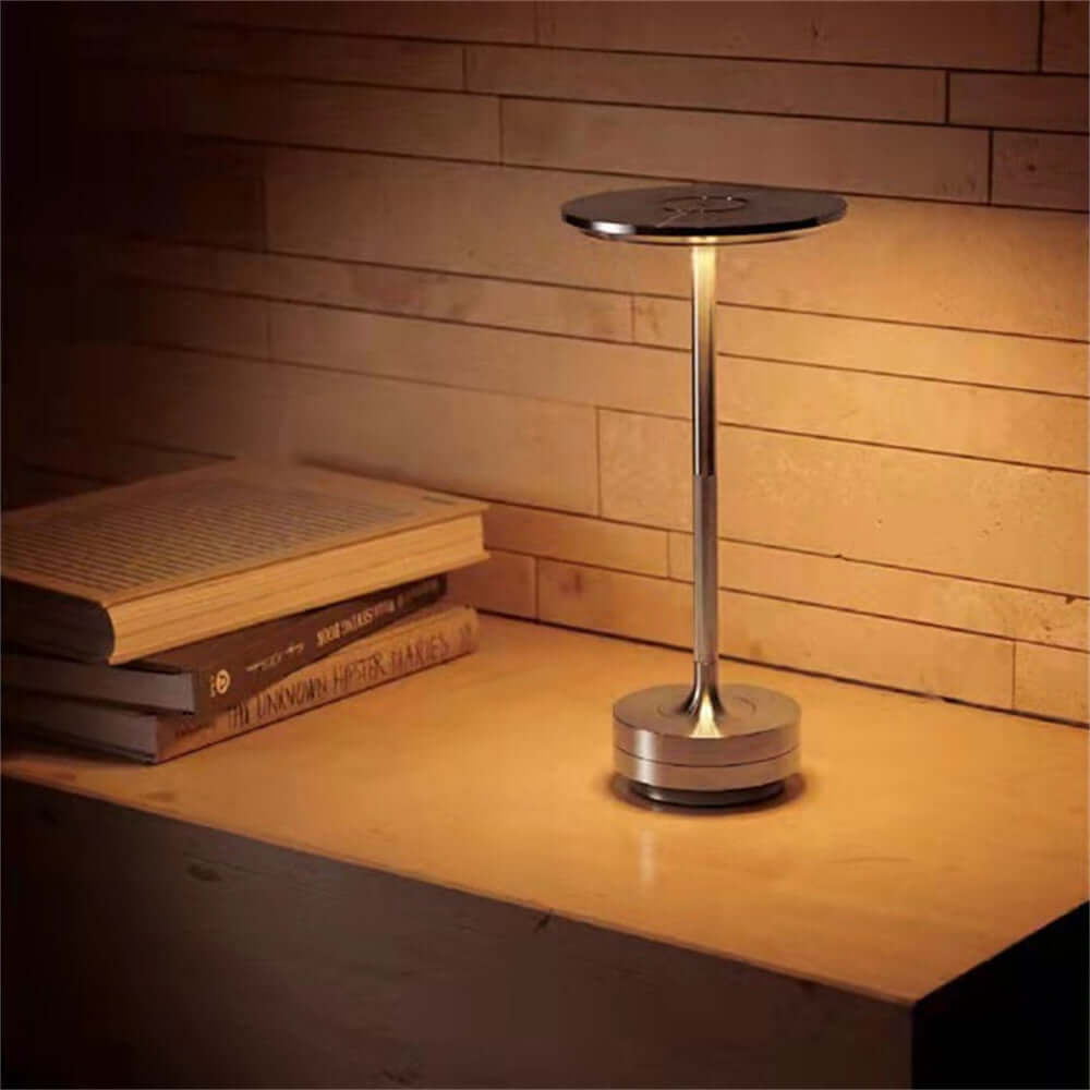 Lampe de Table créative en cristal champignon, gradation et correspondance des couleurs, veilleuse en forme de I, promesse