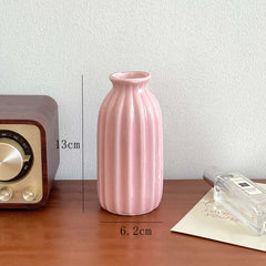 Colored Ceramic Small Vase Tabletop Decoration