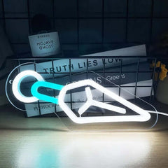 1 stilvolle Neon-LED-Wandlampe – Stromversorgung über USB, innovatives Nachtlicht im Art-Decor-Stil – perfekt für Schlafzimmer, Wohnungen, Bars, Cafés, Partys, Weihnachten, Feiertagsdekoration, Ambientebeleuchtung, moderne Heimdekoration.