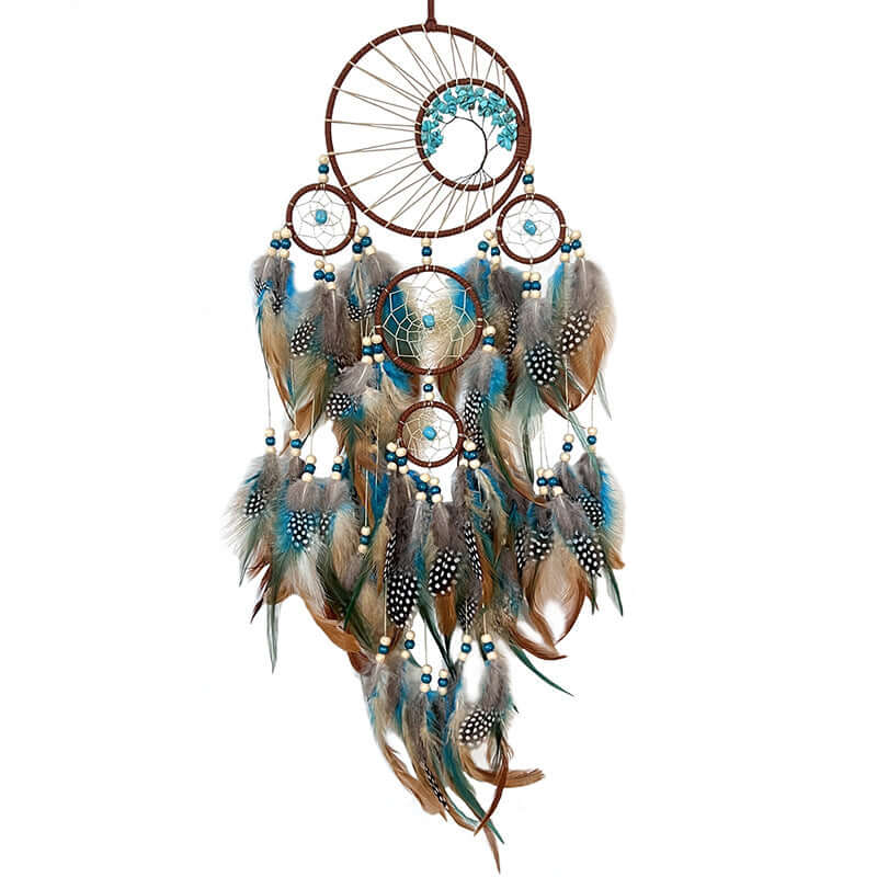 High-grade Turquoise Lucky Tree Dreamcatcher Hanging Wind Chimes