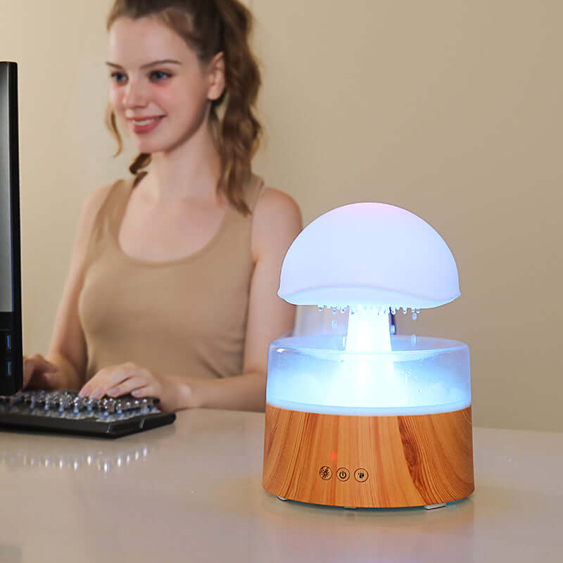 Nouveau Humidificateur de nuage de pluie Machine d'aromathérapie humidificateur d'air diffuseur d'arôme