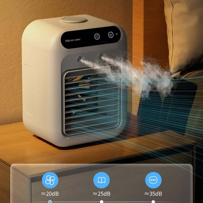 Climatiseur refroidisseur d'air, ventilateur de refroidissement à eau, pour chambre, bureau, climatiseur Portable pour voitures