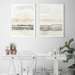 New Nordic Modern Minimalist Style Watercolor Canvas