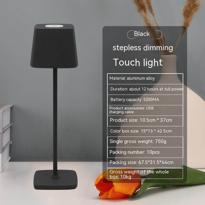 USB wiederaufladbare Schreibtischlampe Schlafzimmer Touch Led Atmosphäre kleine Nachtlampe