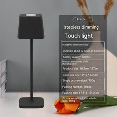 Lampe de bureau rechargeable USB pour chambre à coucher, petite lampe de nuit tactile à LED