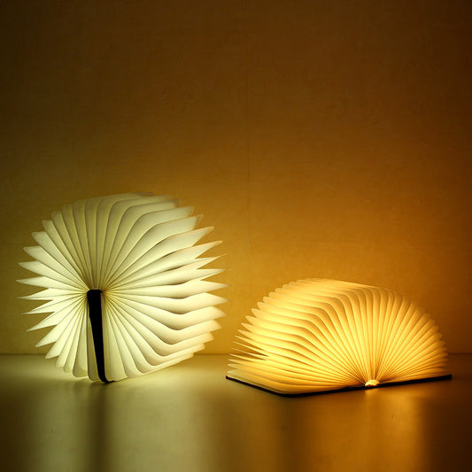 Lampe de chevet rechargeable rotative et pliable pour chambre à coucher