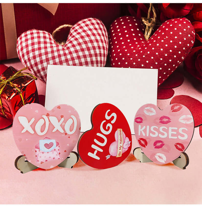 Décoration de bureau pour la Saint-Valentin, artisanat d'amour