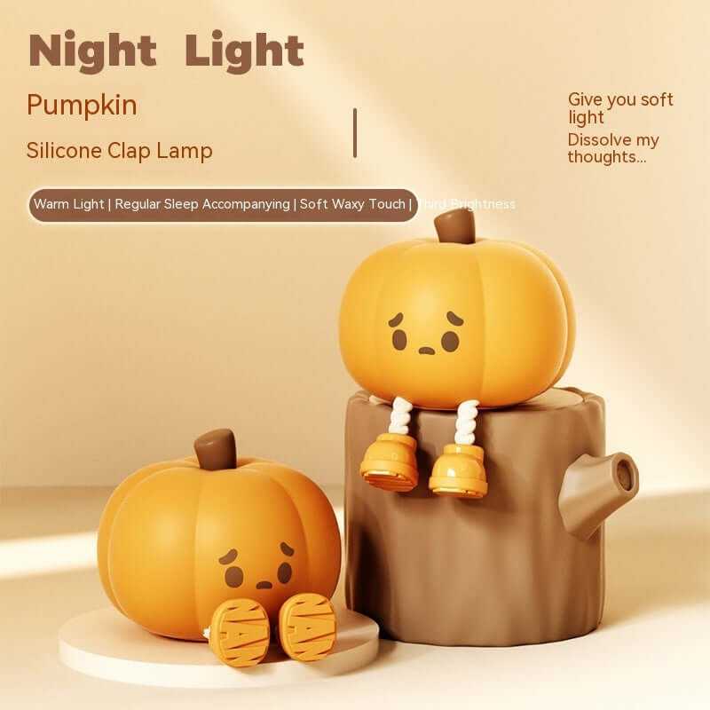 Wohnkultur Halloween Kürbis Nachtlicht Süße Weiche Silikon Lampe Touch Dimmbar Wiederaufladbare Nachttisch Dekor Licht Kinder Geschenke Halloween Dekorationen