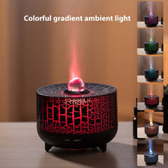 Humidificateur d'air de diffuseur d'arôme de perles de flamme de simulation colorée