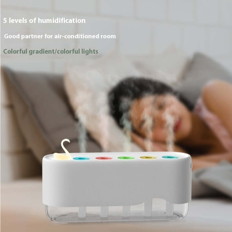 Humidificateur ménage chambre grand jet coloré pick-up lumière d'ambiance