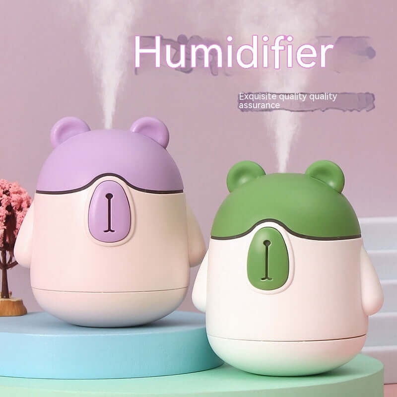 Nouveau Mini petit bureau Han femelle ours humidificateur mignon animal de compagnie dessin