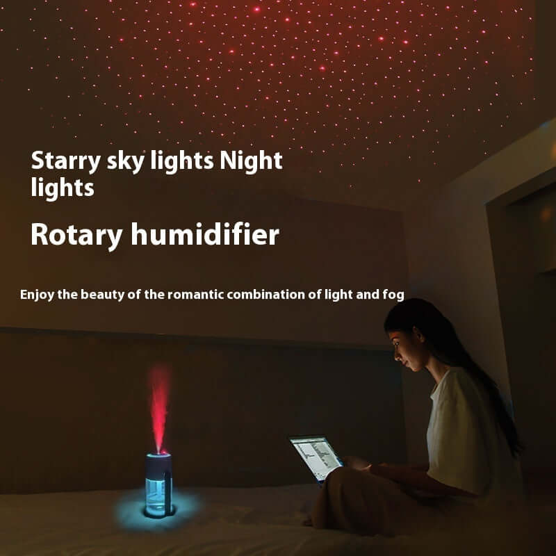 Starry Sky Projection Humidifier USB Creative Atomizer