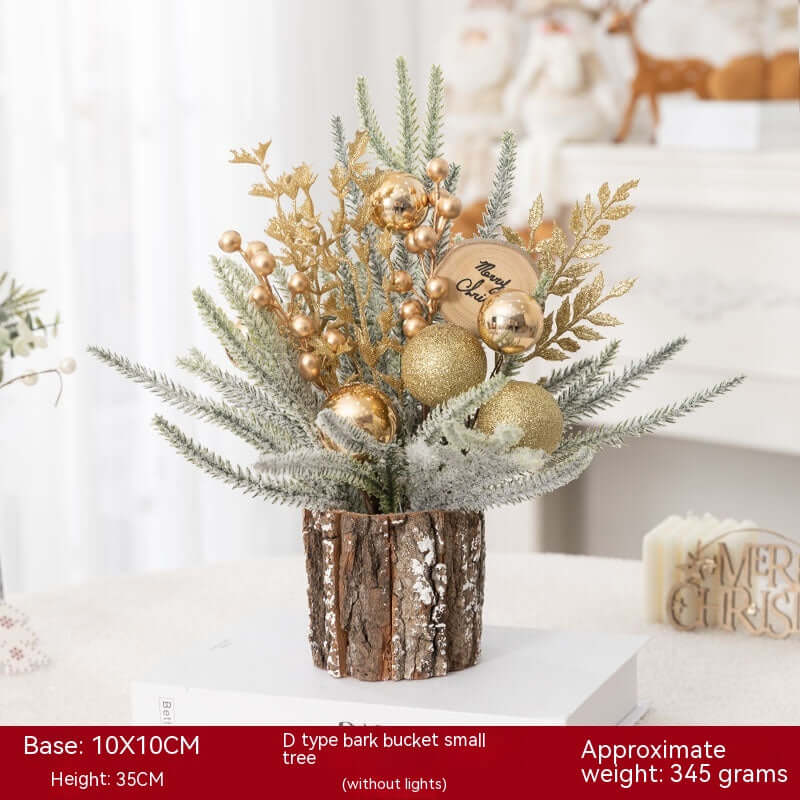 Décorations d'arbre de noël en émulation de bureau, ornements pour la maison, bonsaï Ins, paquet de célébrités d'internet, disposition des fenêtres d'achat