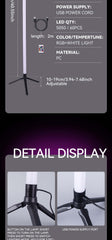 LED Corner Ambience Light Split Floor Bedroom Decoration RGB Remote Control Floor Lamp