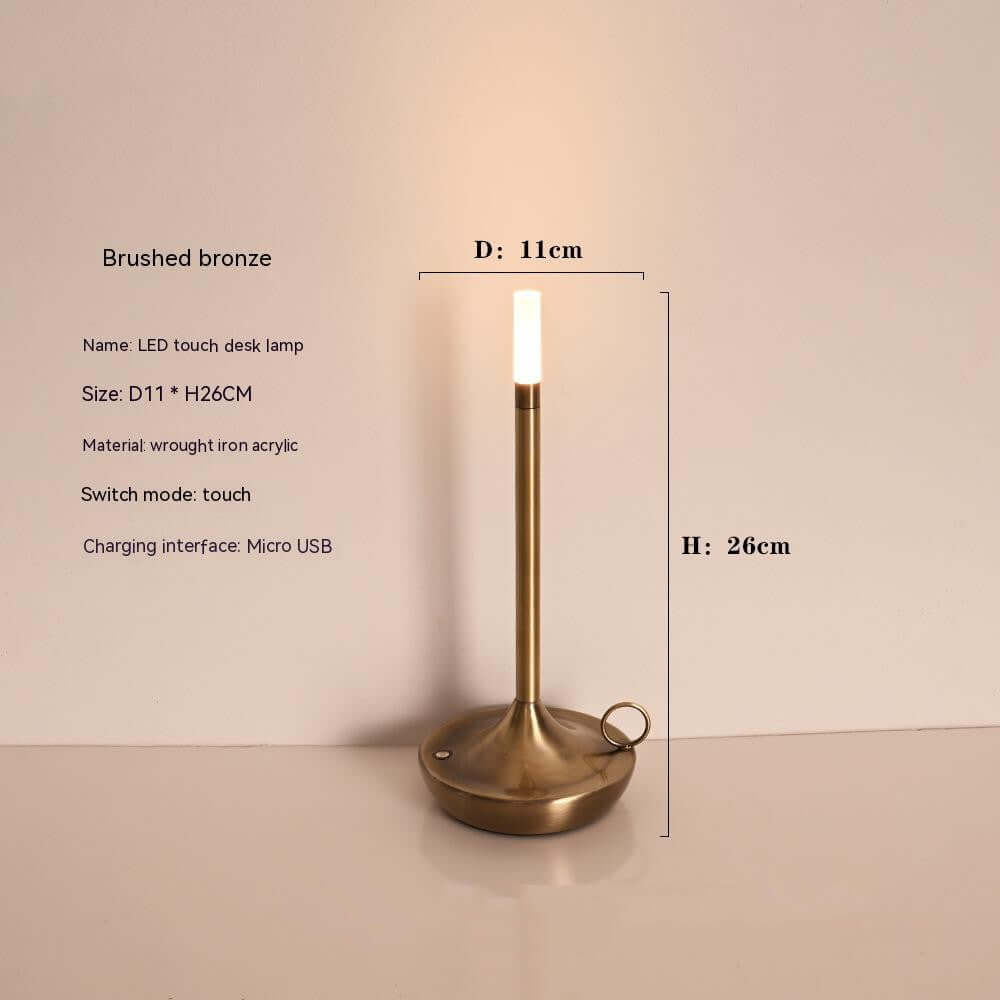 Outdoor Camping Rechargeable Touch Decorative Table Lamp