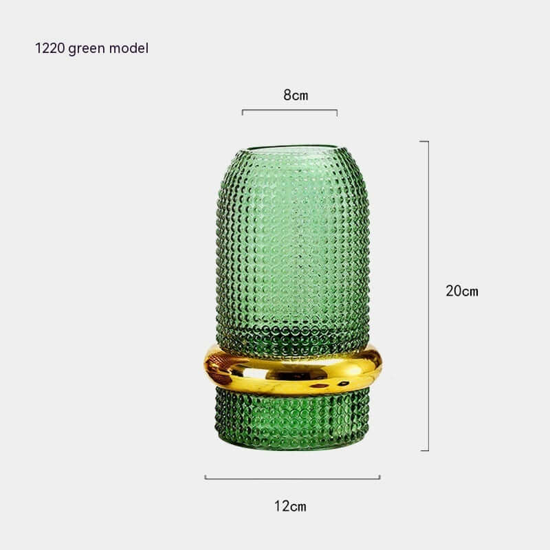 Nordische kreative Primärfarben-Glasvase