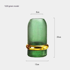 Nordische kreative Primärfarben-Glasvase