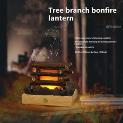 Bedside Decorations Ornaments Branches Campfire Small Night Lamp